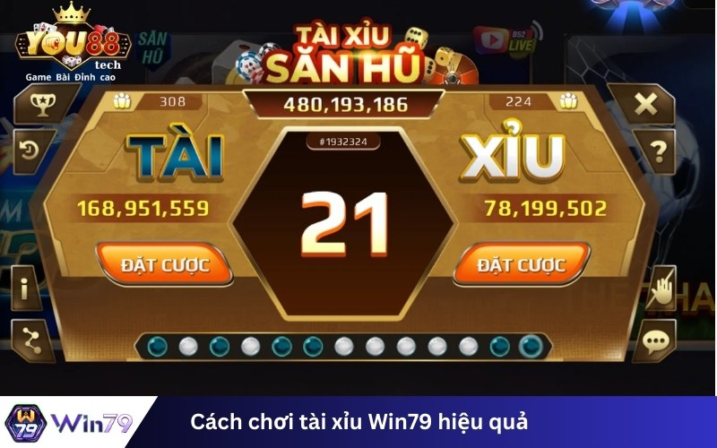 Cách chơi tài xỉu Win79 hiệu quả